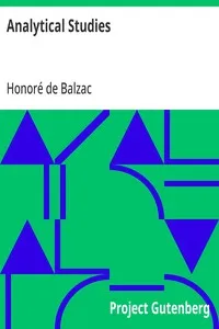 Analytical Studies — Honoré de Balzac cover