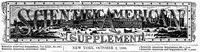 Scientific American Supplement, No. 561, October 2, 1886 — Various cover
