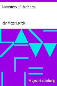 Lameness of the Horse: Veterinary Practitioners' Series, No. 1 — John Victor Lacroix cover