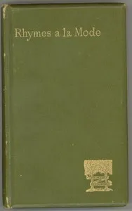 Rhymes a la Mode — Andrew Lang cover
