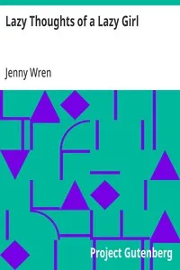 Lazy Thoughts of a Lazy Girl: Sister of that "Idle Fellow." — Jenny Wren cover