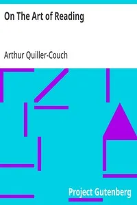 On The Art of Reading — Arthur Quiller-Couch cover