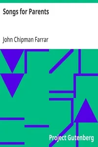 Songs for Parents — John Chipman Farrar cover