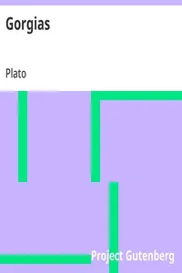 Gorgias — Plato cover