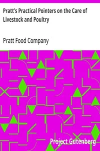 Pratt's Practical Pointers on the Care of Livestock and Poultry — Pratt Food Company cover