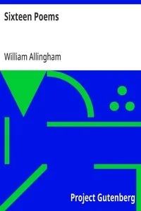 Sixteen Poems — William Allingham cover