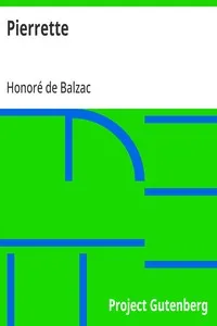 Pierrette — Honoré de Balzac cover