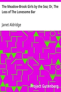 The Meadow-Brook Girls by the Sea; Or, The Loss of The Lonesome Bar — Janet Aldridge cover