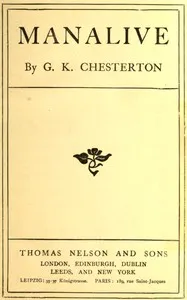 Manalive — G. K. (Gilbert Keith) Chesterton cover