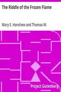 The Riddle of the Frozen Flame — Thomas W. Hanshew cover