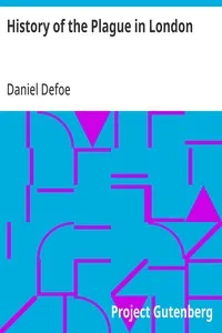 History of the Plague in London — Daniel Defoe cover