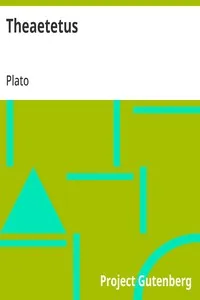 Theaetetus — Plato cover
