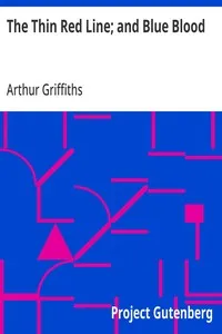 The Thin Red Line; and Blue Blood — Arthur Griffiths cover