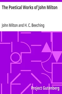 The Poetical Works of John Milton — John Milton cover