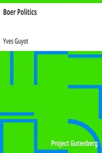 Boer Politics — Yves Guyot cover