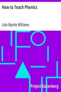 How to Teach Phonics — Lida Myrtle Williams cover