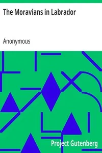 The Moravians in Labrador — Anonymous cover