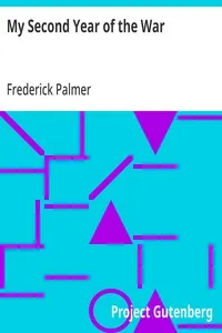 My Second Year of the War — Frederick Palmer cover