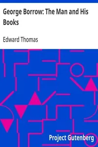 George Borrow: The Man and His Books — Edward Thomas cover