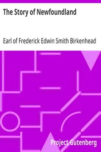 The Story of Newfoundland — Frederick Edwin Smith, Earl of Birkenhead cover