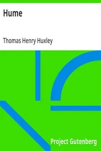 Hume: (English Men of Letters Series) — Thomas Henry Huxley cover