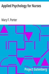Applied Psychology for Nurses — Mary F. Porter cover