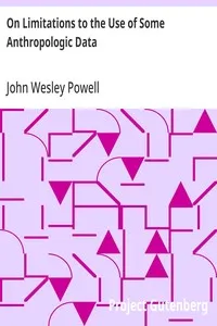 On Limitations to the Use of Some Anthropologic Data cover