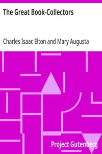 The Great Book-Collectors — Charles Isaac Elton cover