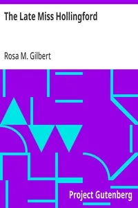The Late Miss Hollingford cover