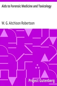 Aids to Forensic Medicine and Toxicology cover