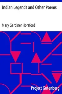 Indian Legends and Other Poems cover