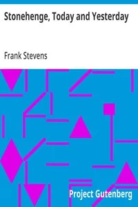 Stonehenge, Today and Yesterday — Frank Stevens cover