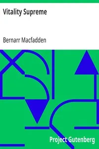 Vitality Supreme — Bernarr Macfadden cover