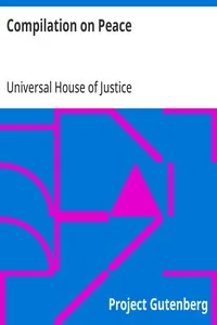 Compilation on Peace — Universal House of Justice cover
