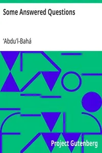 Some Answered Questions — ʻAbdu'l-Bahá cover