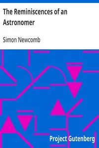 The Reminiscences of an Astronomer — Simon Newcomb cover