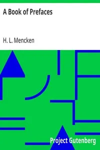 A Book of Prefaces — H. L. (Henry Louis) Mencken cover