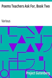 Poems Teachers Ask For, Book Two — Various cover