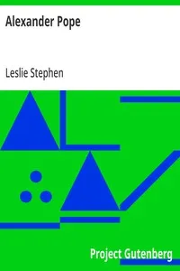 Alexander Pope — Leslie Stephen cover
