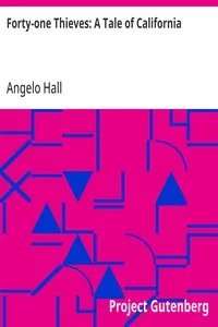 Forty-one Thieves: A Tale of California — Angelo Hall cover