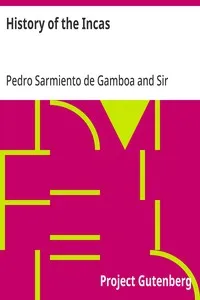 History of the Incas cover