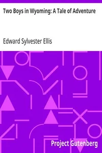 Two Boys in Wyoming: A Tale of Adventure: (Northwest Series, No. 3) — Edward Sylvester Ellis cover