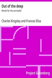 Out of the deep : $b Words for the sorrowful — Charles Kingsley cover