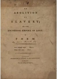 No Abolition of Slavery: Or the Universal Empire of Love, A poem — James Boswell cover