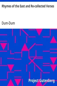Rhymes of the East and Re-collected Verses — Dum-Dum cover