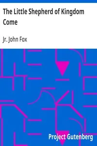 The Little Shepherd of Kingdom Come — John, Jr. Fox cover