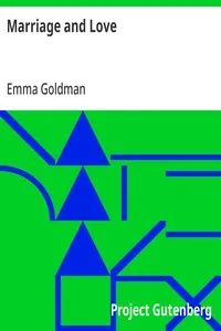 Marriage and Love — Emma Goldman cover
