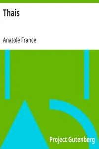 Thais — Anatole France cover