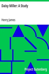 Daisy Miller: A Study — Henry James cover