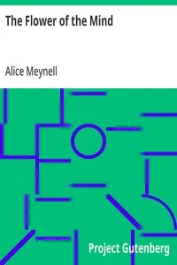 The Flower of the Mind — Alice Meynell cover